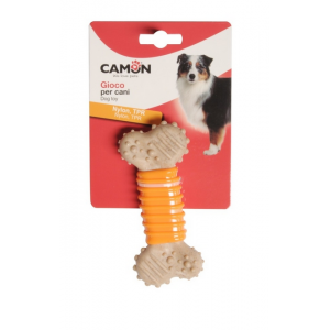 CAMON Dog toy - kość nylonowa z końcówkami TPR 13cm