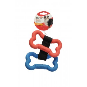 CAMON Dog toy - podwójna gumowa kość 26cm