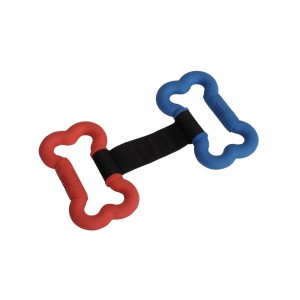 CAMON Dog toy - podwójna gumowa kość 26cm