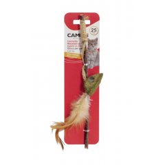 CAMON Cat Toy - Wędka Matatabi Mysz 25cm