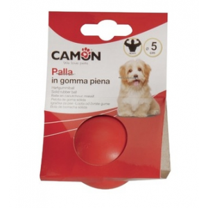 CAMON Piłka Gumowa Pełna 9cm