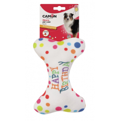 CAMON Pluszowa Zabawka Kość Happy Birthday 18cm