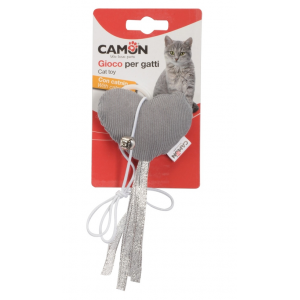 CAMON Cat Toy - Serce na gumce z dzwonkiem