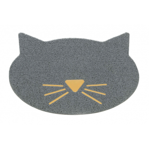 TRIXIE Mata pod kuwetę dla kota PVC 60cm/50cm - jasnoszara