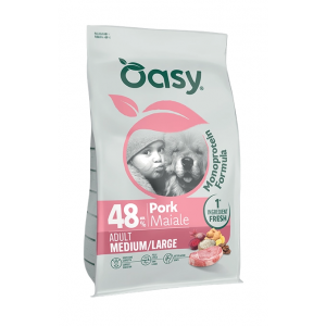OASY Monoprotein Adult M/L Wieprz 2kg