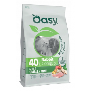 OASY Monoprotein Adult S/Mini Królik - 2kg