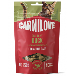 CARNILOVE CAT Crunchy Snack Duck 50g