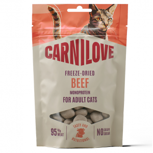 CARNILOVE CAT Freeze Dried Beef 40g
