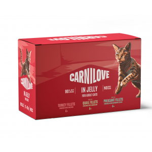 CARNILOVE CAT Adult Multipack Jelly 12x 85g (saszetka)