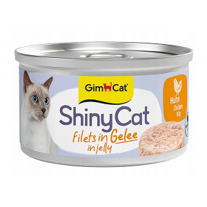 GIMCAT Nat ShinyCat Filets in Jelly Kip 70g