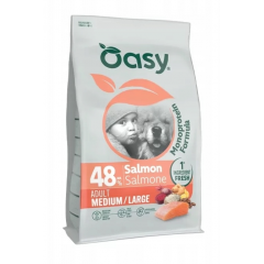 OASY Monoprotein Adult M/L Łosoś 10kg
