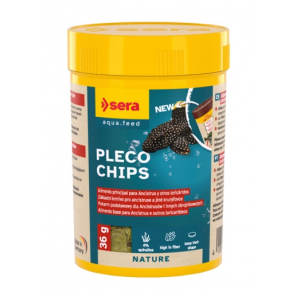 SERA Pleco Chips Nature 100ml - pokarm dla ryb przydennych