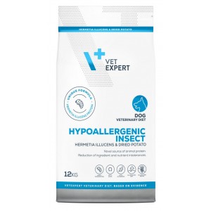 VETEXPERT 4T Vet. Diet Dog Hypoallergenic Insect 12kg