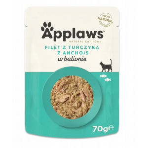 APPLAWS Cat Tuńczyk z anchois i wodorostami w bulionie