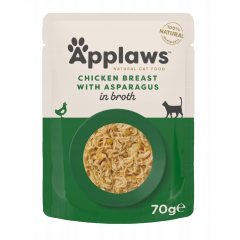 APPLAWS Cat Kurczak i szparagi w rosole