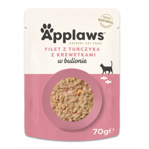 APPLAWS Cat Filet z tuńczyka z krewetkami