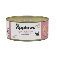 APPLAWS Cat Filety z tuńczyka z krewetkami