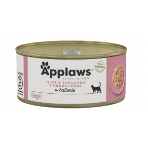 APPLAWS Cat Filety z tuńczyka z krewetkami