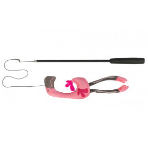 TRIXIE Teleskopowa wędka do zabawy flaming dla kota 42-106cm
