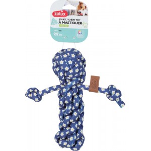 ZOLUX Zabawka dla psa gryzak ludzik Blue Flower 22cm