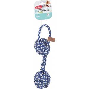 ZOLUX Zabawka dla psa gryzak hantel Blue Flower 29cm