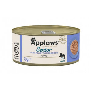 APPLAWS Cat Senior Tuńczyk z sardynkami w galaretce