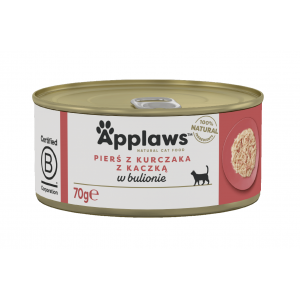 APPLAWS Cat Pierś z kurczaka z kaczką