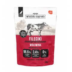 WIEJSKA ZAGRODA Fileciki Wołowina Monoproteinowa 280g