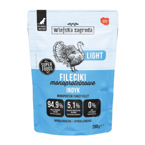 WIEJSKA ZAGRODA Fileciki Indyk Light 280g