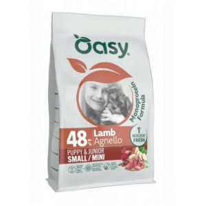 OASY Monoprotein Puppy S/Mini - Jagnię 2kg
