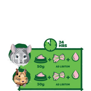 VERSELE-LAGA Crispy Pellets Chinchilla and Degu - granulat dla szynszyli i kosztaniczek 1,5kg