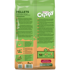 VERSELE-LAGA Crispy Pellets Guinea Pig - granulat dla kawii domowych 2kg