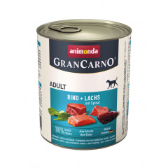 ANIMONDA GranCarno Adult łosoś i szpinak 800g