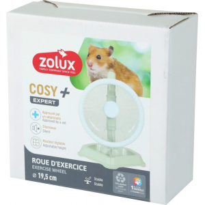 ZOLUX Kołowrotek dla chomika plastikowy z podstawą cichy Cosy 19,5cm