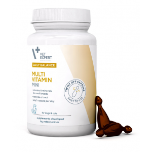 VETEXPERT Multivitamin Mini 50 kapsułek Twist Off