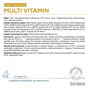 VETEXPERT Multivitamin 50 kapsułek Twist Off