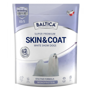 BALTICA Breeding Expert Skin and Coat White Show Dog XS/S 1kg