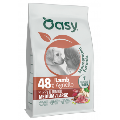 OASY Monoprotein Puppy Junior M/L - Jagnięcina 10kg