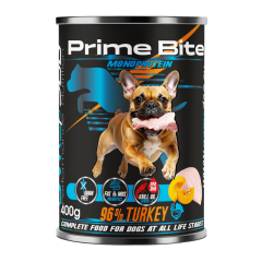 GAME DOG Prime Bite Turkey 400g (puszka)