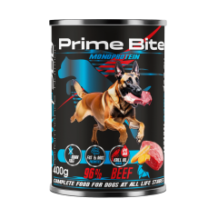GAME DOG Prime Bite Beef 400g (puszka)