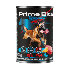 GAME DOG Prime Bite Beef 400g (puszka)