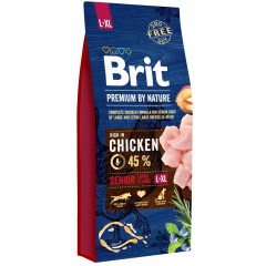 BRIT Premium by Nature Senior L XL 15kg PROMO Uszkodzenie