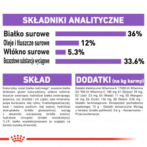 ROYAL CANIN Sterilised +7 karma sucha dla kotów dorosłych od 7 do 12 roku życia, sterylizowanych