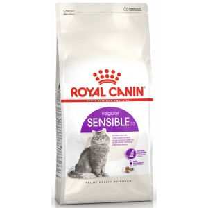 ROYAL CANIN Sensible 33 karma sucha dla kotów dorosłych, o wrażliwym układzie pokarmowym