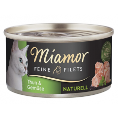 MIAMOR Feine Filets Naturelle w sosie własnym - Tuńczyk z warzywami (puszka)