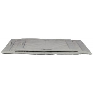 TRIXIE Samoa Classic koc podróżny z matą chłodzącą niebieski / szary 85 x 70 cm