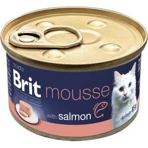 BRIT PREMIUM Cat Can with Salmon 85g