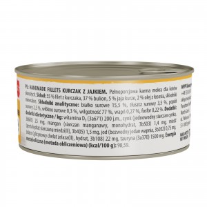 WIEJSKA ZAGRODA Handmade fillets Kurczak z jajkiem (dorosły) 70g