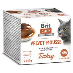 BRIT CARE Cat Velvet Mousse Turkey 2x80g