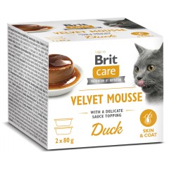 BRIT CARE Cat Velvet Mousse Duck 2x80g